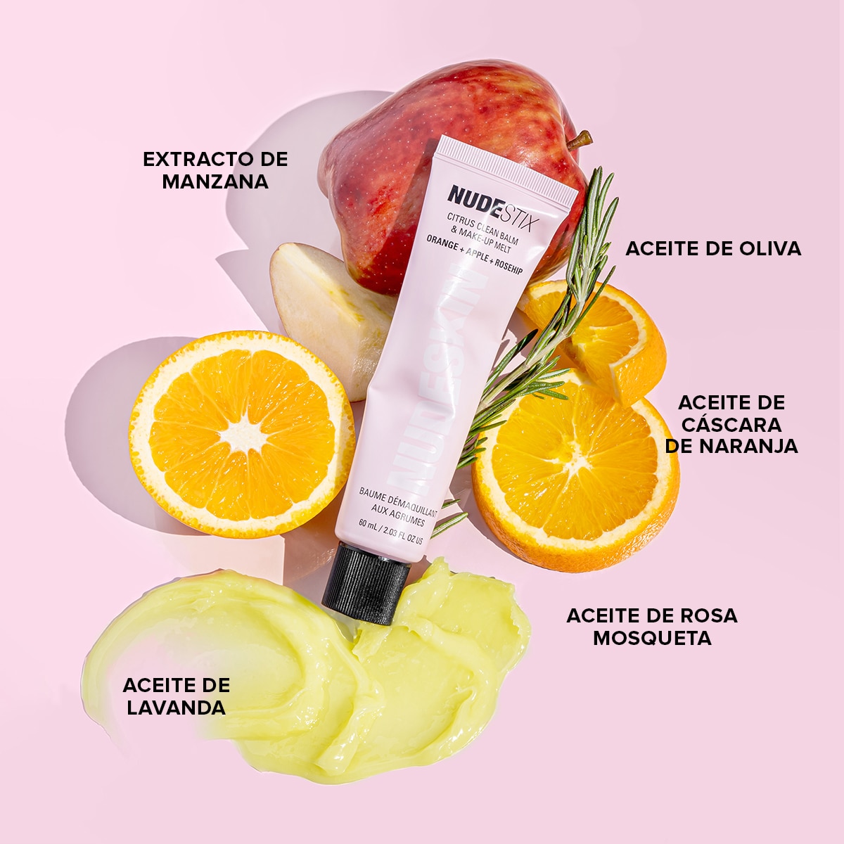 NUDESKIN CITRUS CLEAN BALM & MAKE-UP MELT (DESMAQUILLANTE FACIAL)